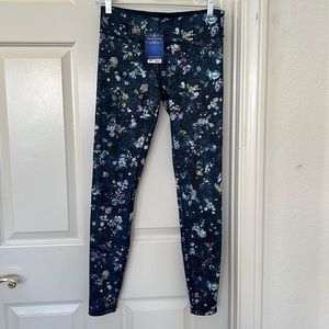 IVIVVA BY Lululemon Athletica Floral Pull-Up Gym Yoga Pants Leggings —Size 14–